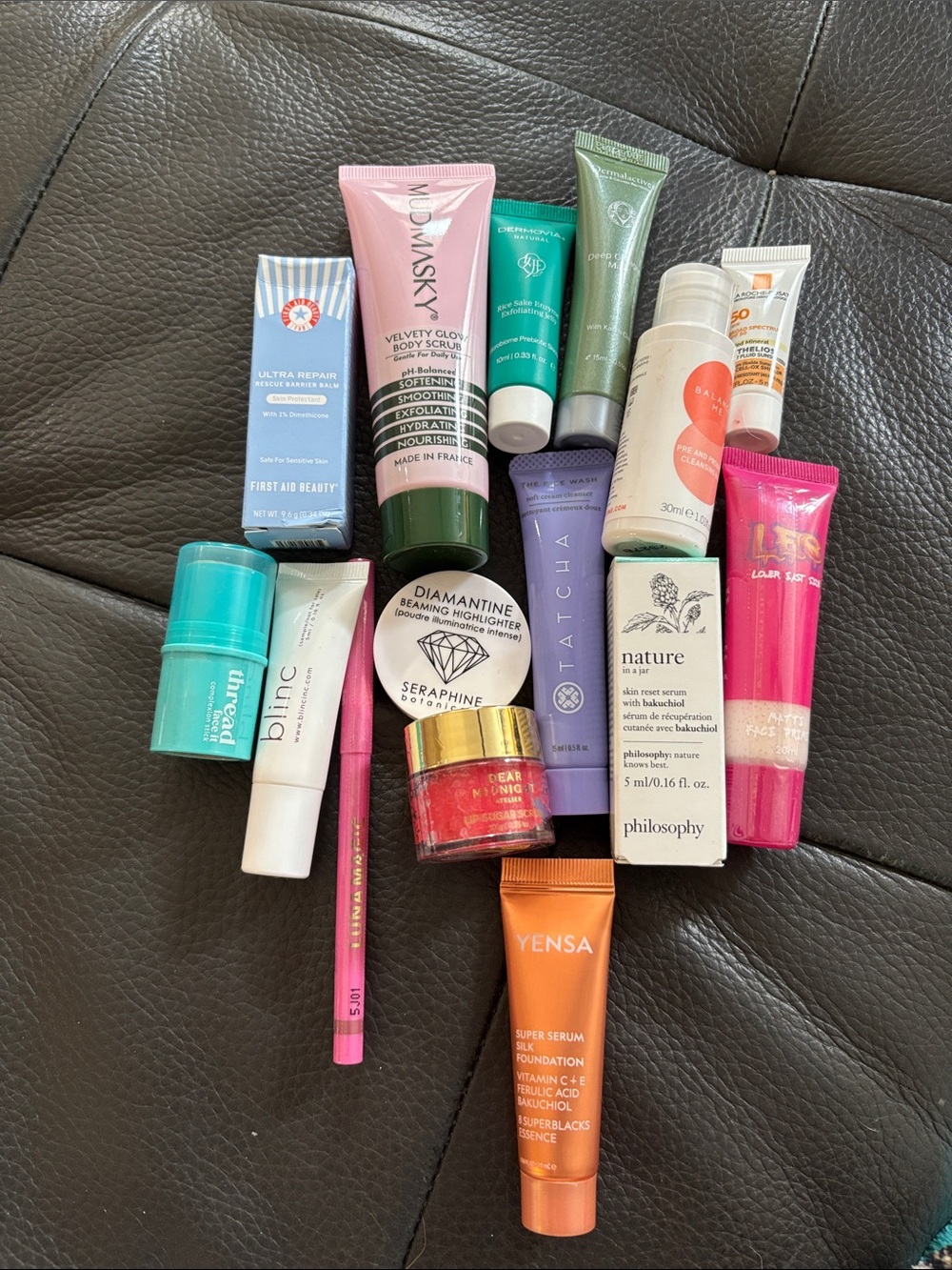 Assorted Travel-Size Skincare & Beauty Set - Multicolor